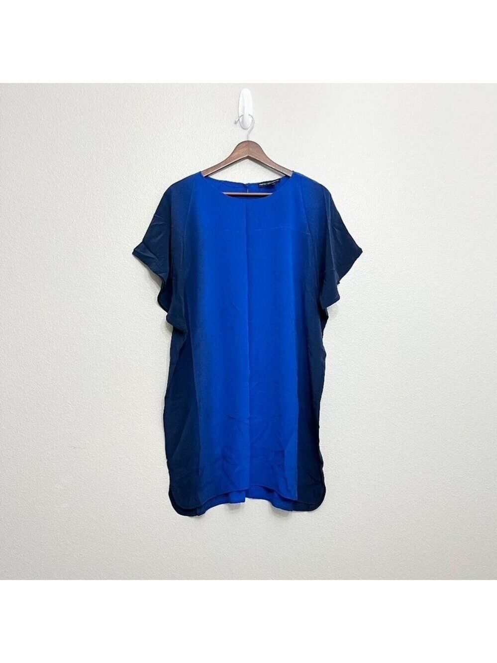 French Connection Oversized Silk Ombre Dress